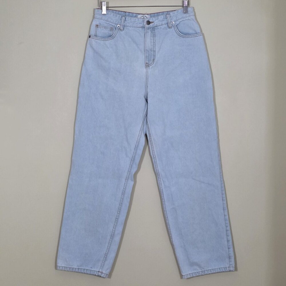 RVCA X Rose Machado Jeans Womens 26 Blue Straight Leg Cotton Surfer Coastal Boho